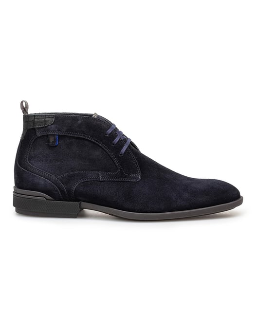 Boots Floris van Bommel donkerblauw suede - Image 1
