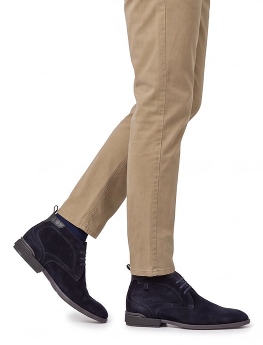 Boots Floris van Bommel donkerblauw suede - Image 2