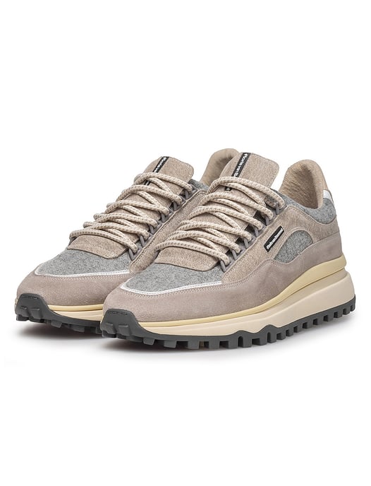 Sneaker Van Bommel De Gripper grijs ronde veter - Image 2