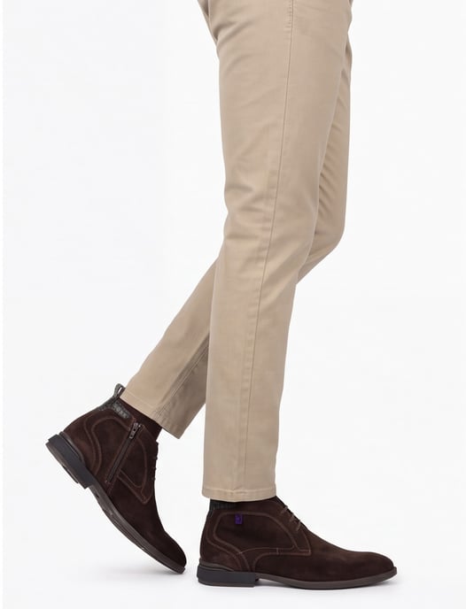 Floris van Bommel suede boots bruin winter - Image 2