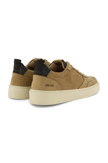 Leren Rehab sneakers effen camel - Image 3