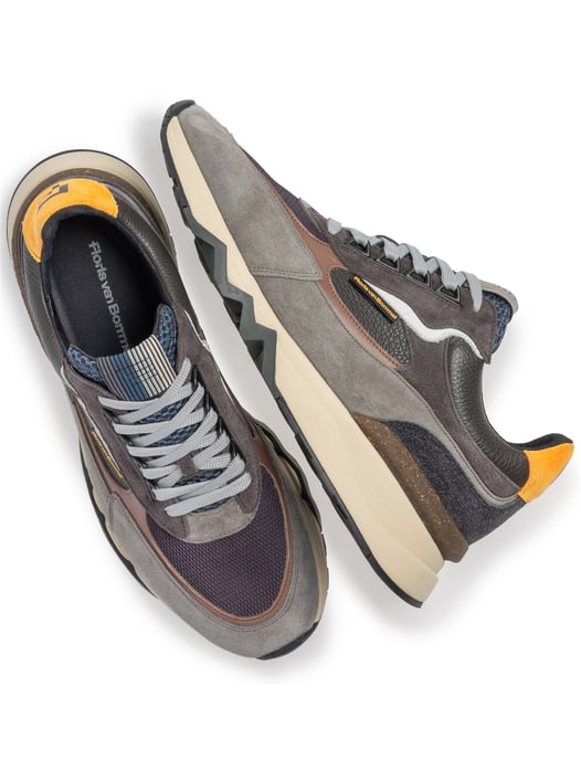 Floris van Bommel sneaker suede grijs effen - Image 4