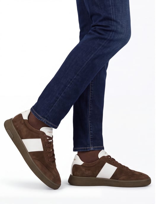 Schoenen Rehab bruin sneakers geprint - Image 2