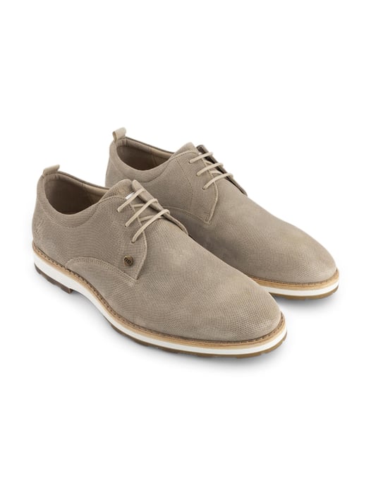 Rehab sneakers leer effen beige - Image 2