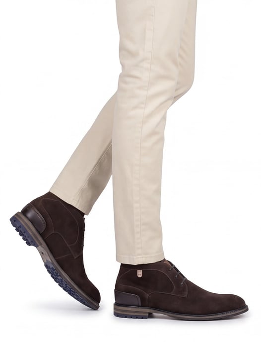 Nette schoenen Floris van Bommel bruin suede - Image 2
