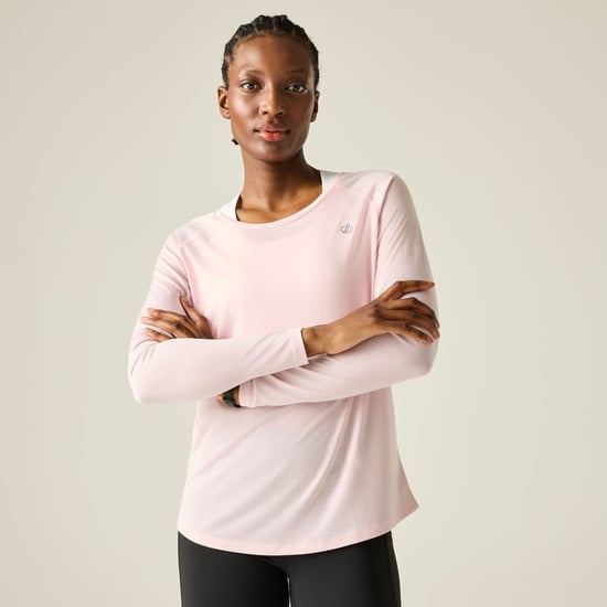 Dare 2B Dames/Dames Serenity T-shirt met lange mouwen (Roze waas) - Image 6
