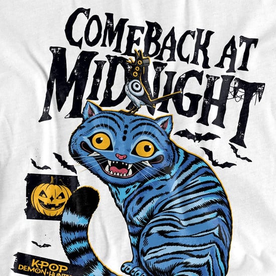 K-Pop Demon Hunters Unisex Adult Derpy & Sussie Midnight Long-Sleeved Halloween T-Shirt (White) - Image 3