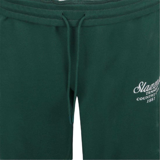 Slazenger Tennisshorts för män i avslappnad passform (Grön) - Image 4