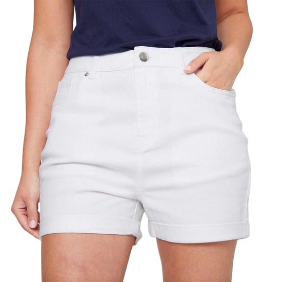 Be You Dames/Dames Denim Jean Shorts (Wit) - Image 2