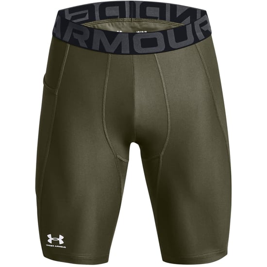Under Armour Heren HeatGear Strakke Compressieshort (Marine OD groen) - Image 1