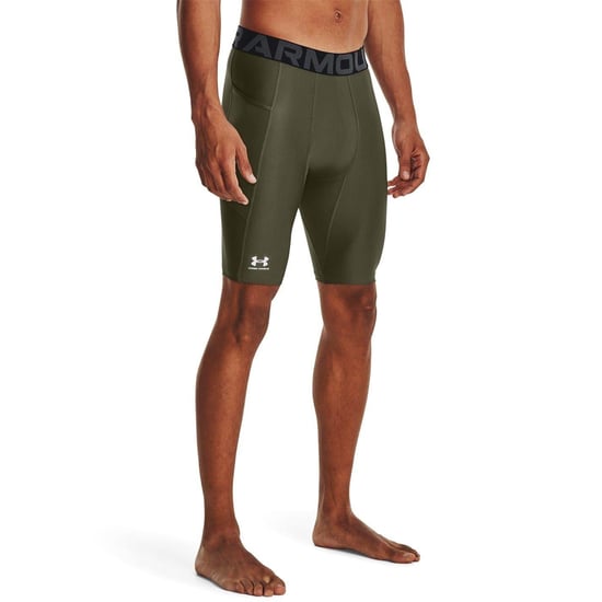 Under Armour Heren HeatGear Strakke Compressieshort (Marine OD groen) - Image 2