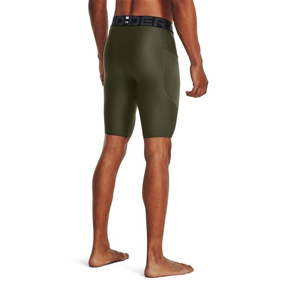 Under Armour Heren HeatGear Strakke Compressieshort (Marine OD groen) - Image 3