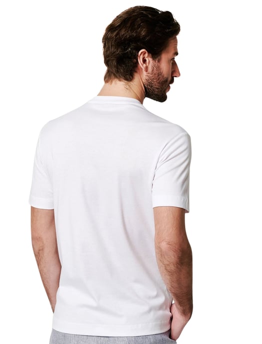 Desoto t-shirt effen katoen wit ronde hals - Image 2