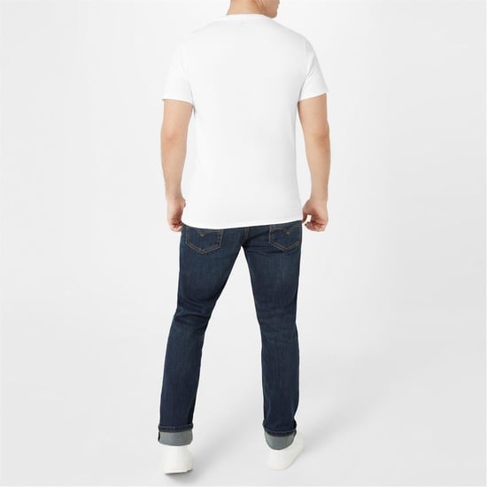 Levis T-shirt med Batwing-logotyp för herrar (Vit) - Image 3