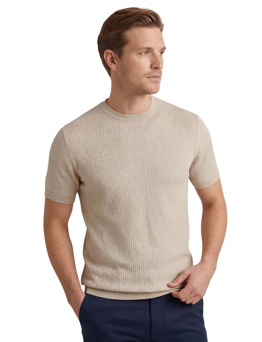 Beige katoenen t-shirt Gentiluomo - Image 1