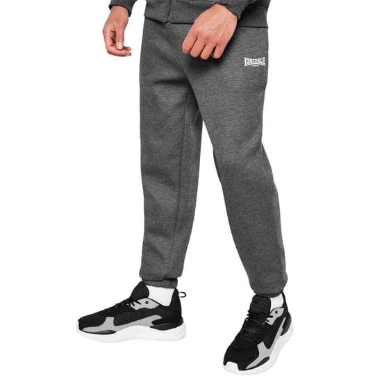 Lonsdale Joggingbroek voor heren van een polyester-mix uit de Essential-collectie (Houtskool mergel) - Image 4
