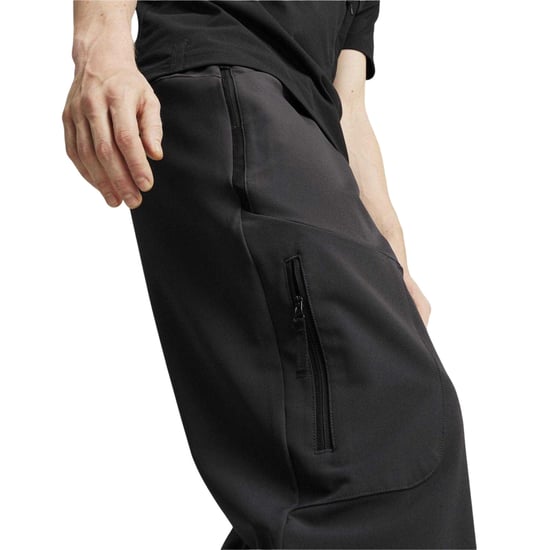 Puma Joggingbyxor med dragkedja för män (Puma Black) - Image 4