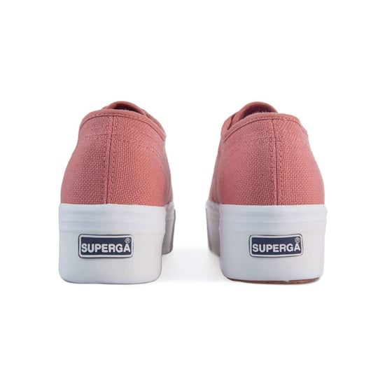 Superga Womens 2790 Linea Up Down Trainers (Pink) - Image 3