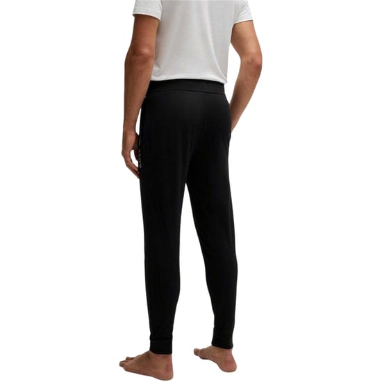 Boss Authentieke joggingbroek voor heren van French Terry met normale pasvorm (Zwart) - Image 3