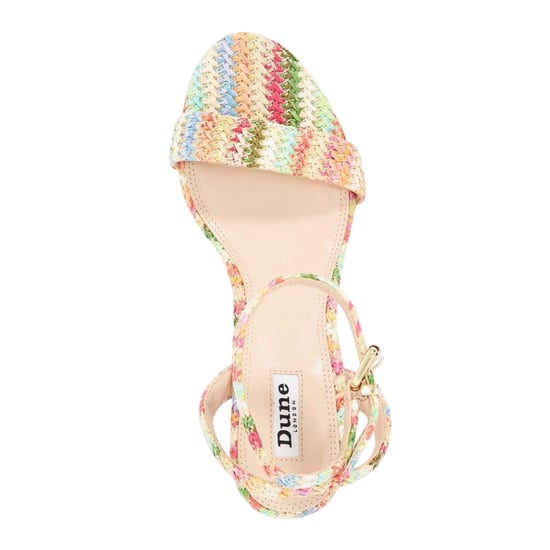 Dune London Lo Memee geweven sandalen met halfhoge hak voor dames (Veelkleurig) - Image 4