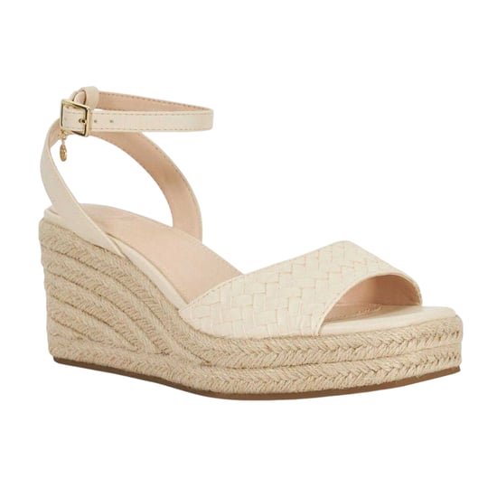 Dune London Espadrille-sandalen met hoge sleehak voor dames van het merk Kerries (Gebroken wit) - Image 5
