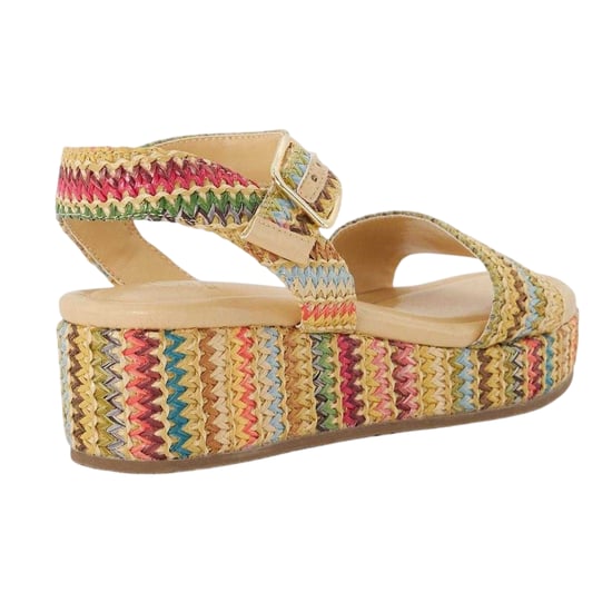 Dune London Lazer-sandalen met open teen en plateauzool voor dames (Veelkleurig) - Image 2