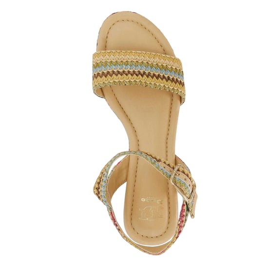 Dune London Lazer-sandalen met open teen en plateauzool voor dames (Veelkleurig) - Image 3