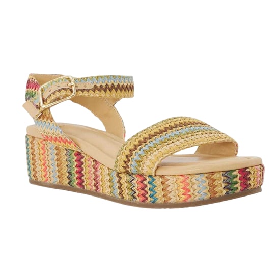 Dune London Lazer-sandalen met open teen en plateauzool voor dames (Veelkleurig) - Image 4