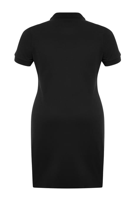 Trendyol Curve Dam Svart Enfärgad Kort / Mini Kort Casual Rak Plus size Klänning - Image 5