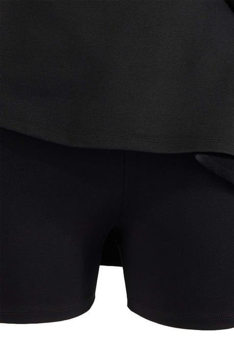 Trendyol Curve Dam Svart Enfärgad Kort / Mini Kort Casual Skater Plus size Klänning - Image 5