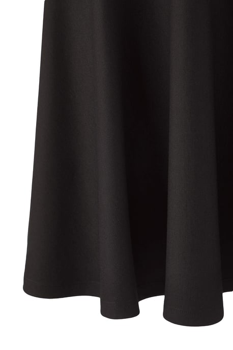 Trendyol Curve Dam Svart Enfärgad Kort / Mini Lång Kväll / Vardag Skater Plus size Klänning - Image 4