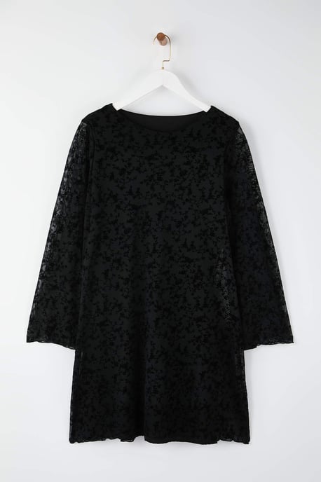 Trendyol Curve Dam Svart Blommig Kort / Mini Lång Casual Bodycon Plus size Klänning - Image 2