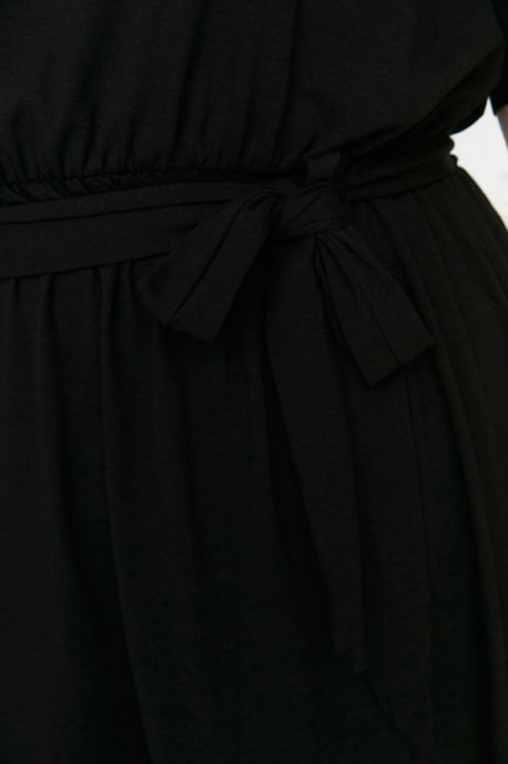 Trendyol Curve Dam Svart Enfärgad Kort / Mini Kort Business A-linje Plus size Klänning - Image 3