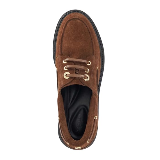 Dune London Dames-bootschoenen van Venetiaans leer met vetersluiting (Bruin) - Image 3