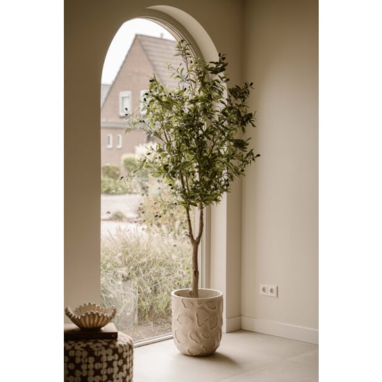 Indore Home Indore silva olijfboom kunstplant 120 cm – mediterrane kunstboom - Image 3