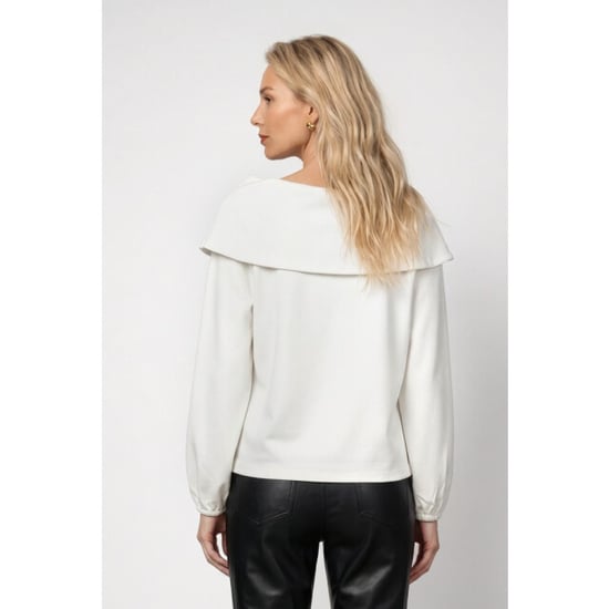 Monari jumper with carmen neckline 809858 102 off-white - Image 2
