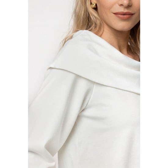 Monari jumper with carmen neckline 809858 102 off-white - Image 3