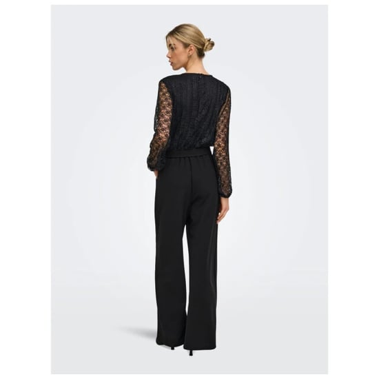 Only Onlbetsy l/s wrap v-neck jumpsuit cs jrs black - Image 2