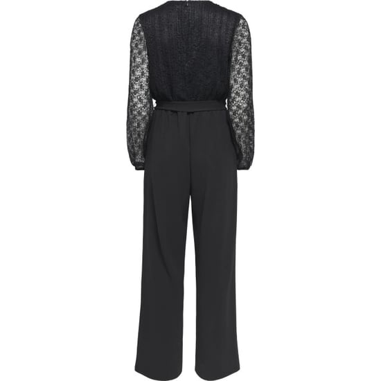 Only Onlbetsy l/s wrap v-neck jumpsuit cs jrs black - Image 3