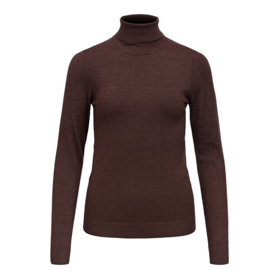 Object objthess l/s rollneck knit pullover 23033228 seal brown - Image 1