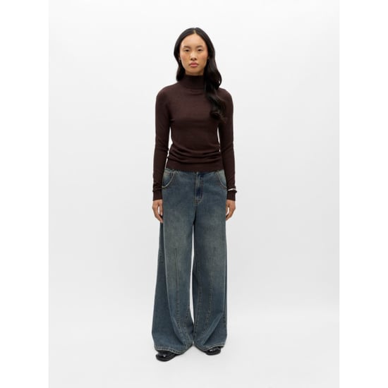 Object objthess l/s rollneck knit pullover 23033228 seal brown - Image 2