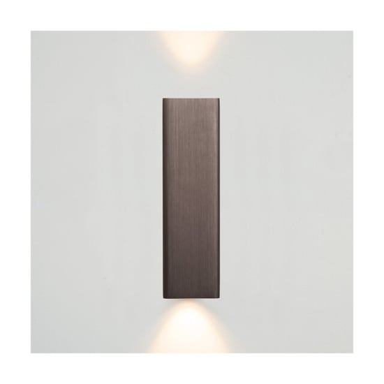Atmooz Wandlamp bertrix geborsteld Ø 4,5 x h 16 cm geïntegreerde led - Image 1