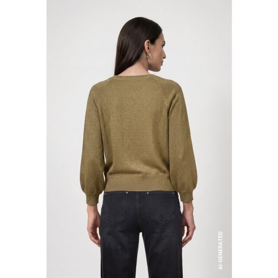 Monari lurex trui 809949 625 forest - Image 5