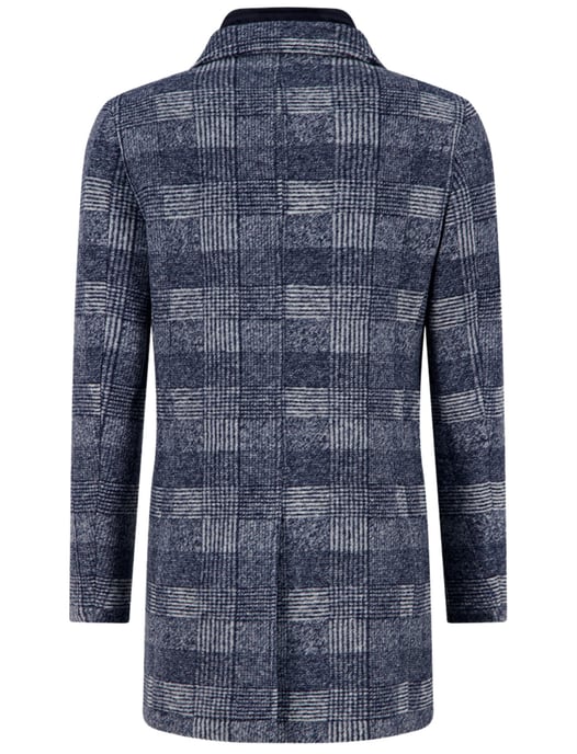 Overjas A Fish Named Fred donkerblauw slim fit - Image 2