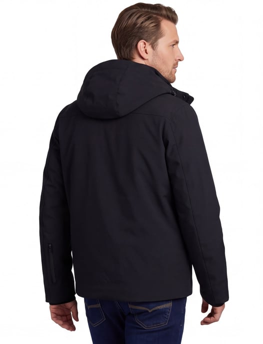 Reset winterjas normale fit navy effen - Image 2