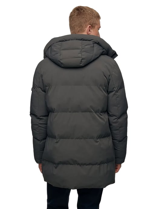 Genti winterjas puffer capuchon donkergrijs - Image 2