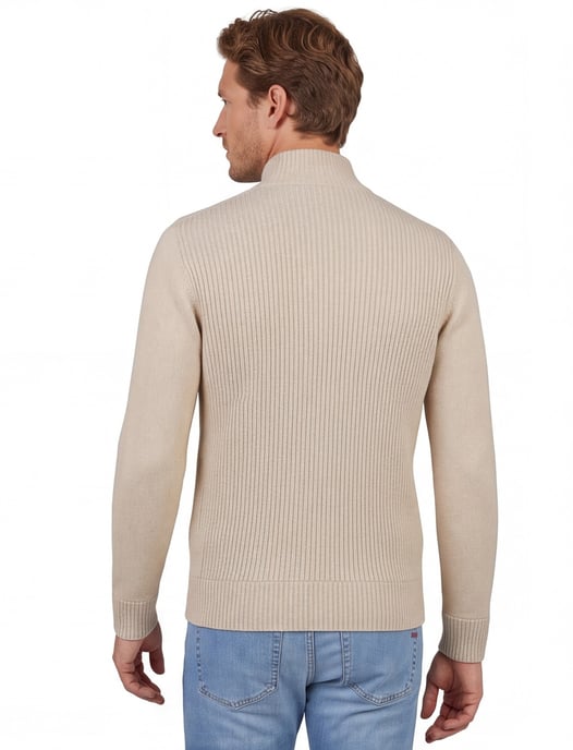 Gentiluomo vest scheerwol beige - Image 2