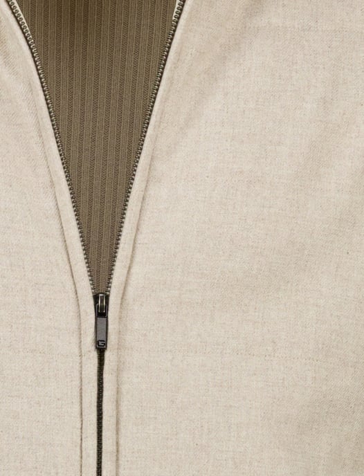 Gentiluomo vest scheerwol beige - Image 3