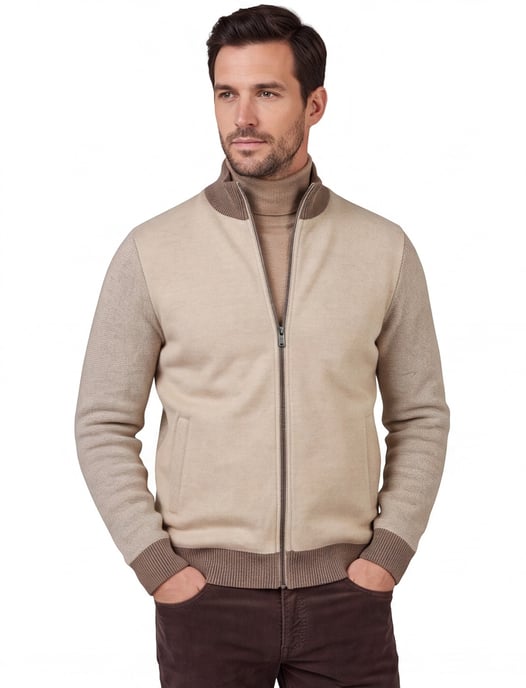 Baileys licht gevoerde vest rits beige - Image 1