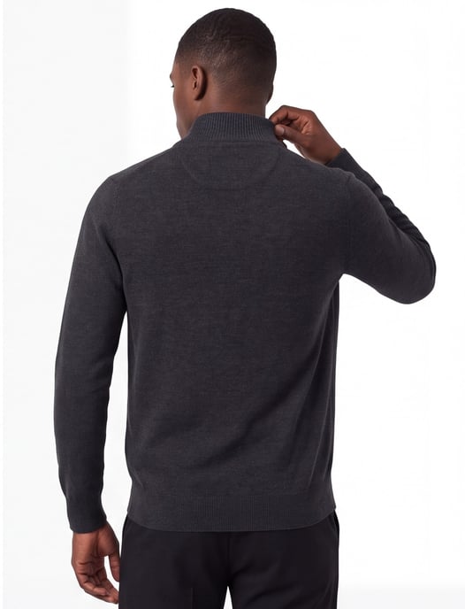 Casa Moda Vest donkergrijs wijde fit - Image 2